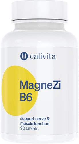 Магний CaliVita MagneZi B6, с цинком и витамином B6, 100 мг, таблетки