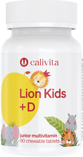 Мультивитамины CaliVita Lion Kids, с витамином D, для детей с 7 лет, таблетки для рассасывания